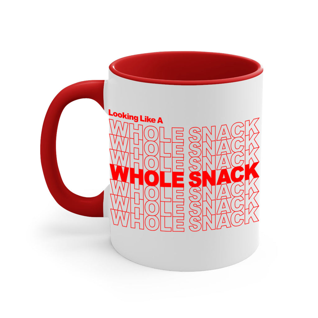looking like a whole snack 95#- black words - phrases-Mug / Coffee Cup