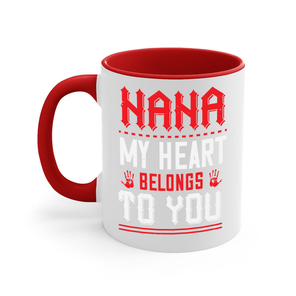 nana MY HEART 7#- grandma-Mug / Coffee Cup