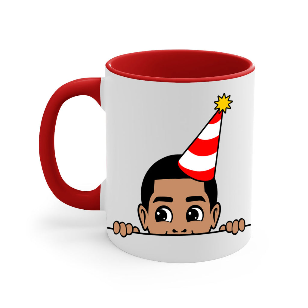 peekaboo afro birthday boy 21#- Black men - Boys-Mug / Coffee Cup