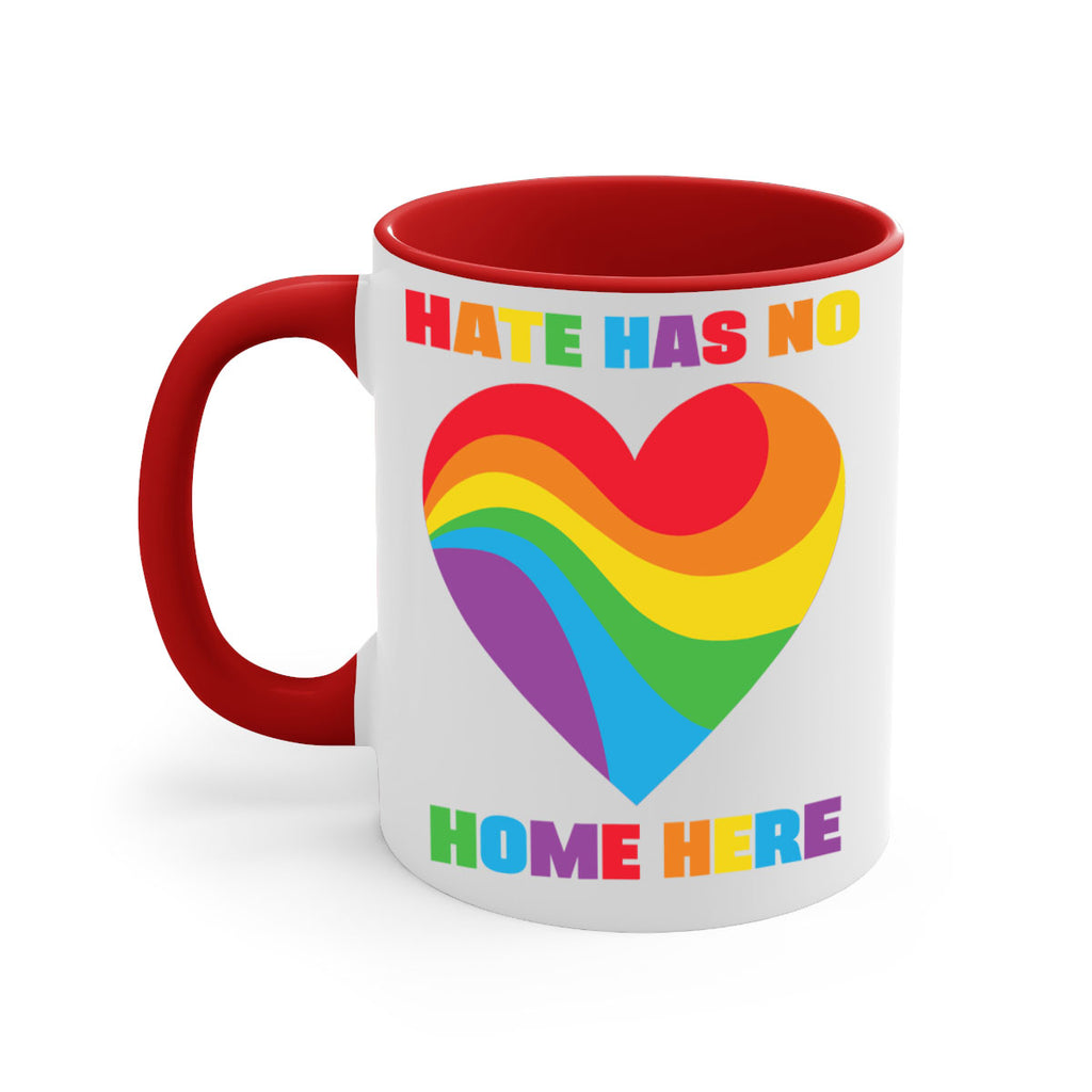 rainbow heart hate has no lgbt 30#- lgbt-Mug / Coffee Cup