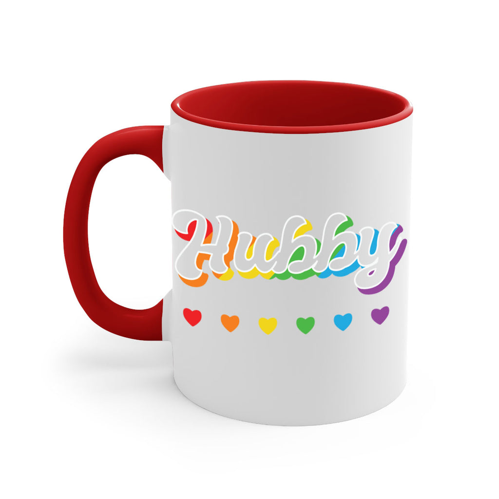 rainbow hubby lgbtq pride lgbt 29#- lgbt-Mug / Coffee Cup