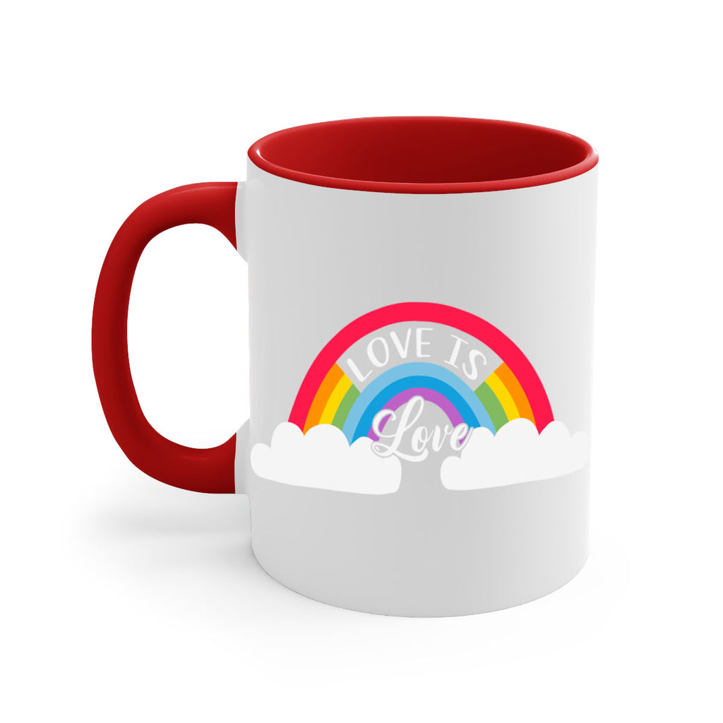rainbow lgbt love is love 28#- lgbt-Mug / Coffee Cup
