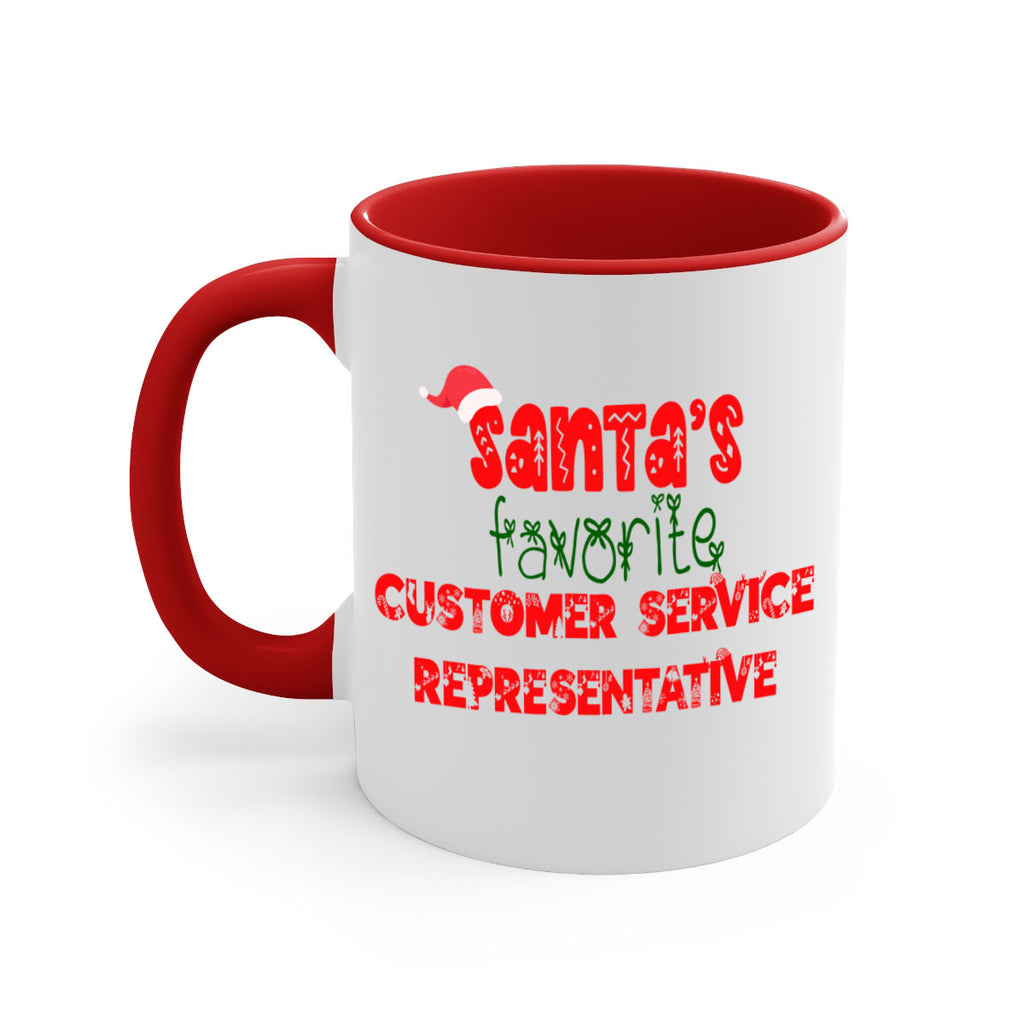 santas favorite customer service representative style 762#- christmas-Mug / Coffee Cup