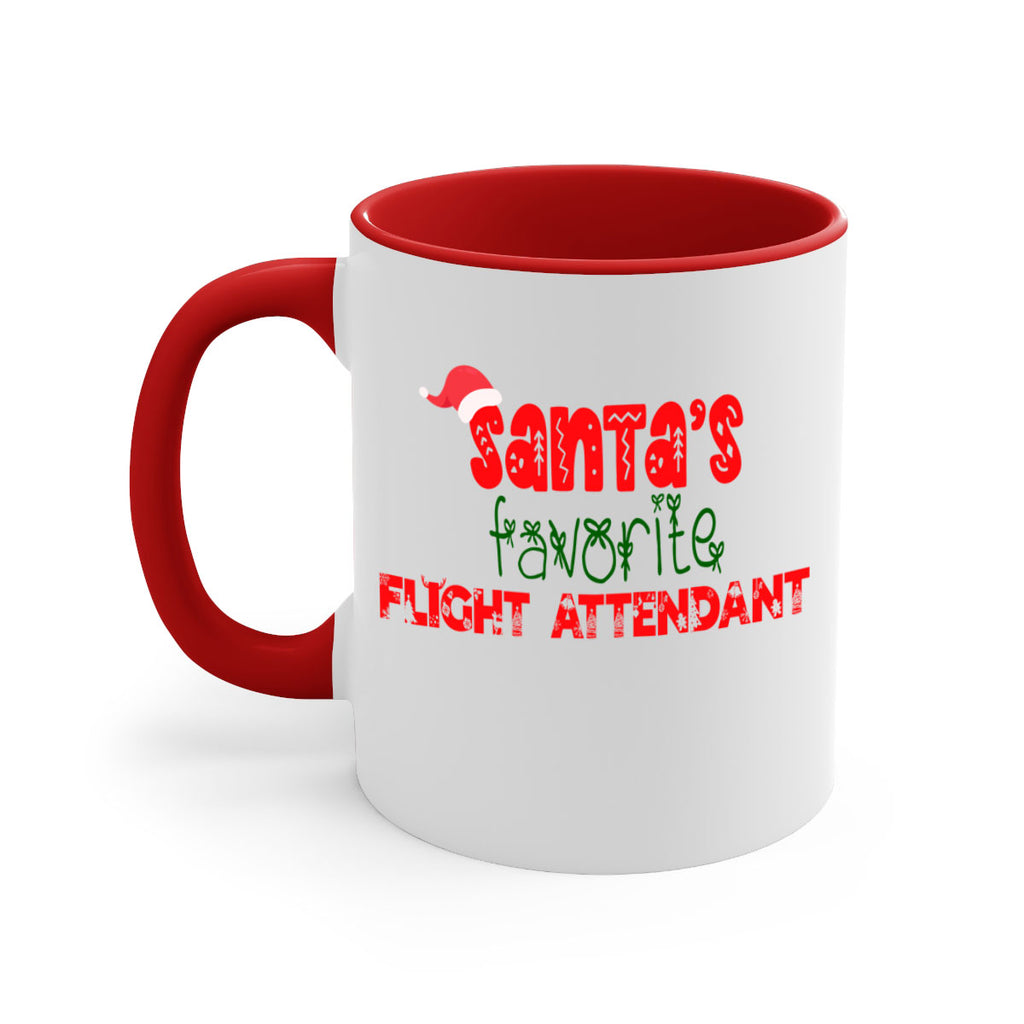 santas favorite flight attendant style 828#- christmas-Mug / Coffee Cup