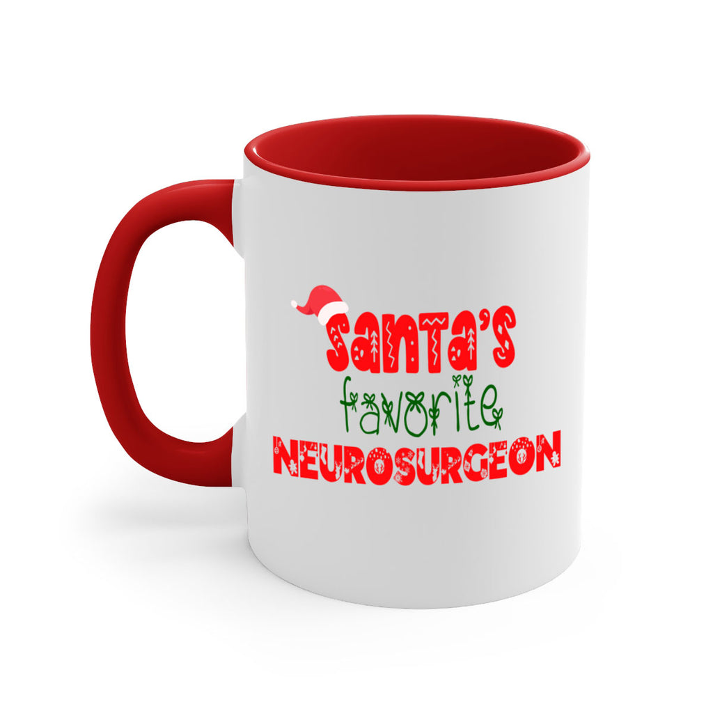 santas favorite neurosurgeon style 974#- christmas-Mug / Coffee Cup