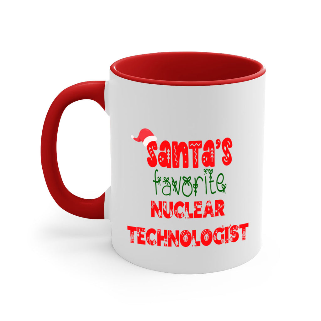 santas favorite nuclear technologist style 977#- christmas-Mug / Coffee Cup
