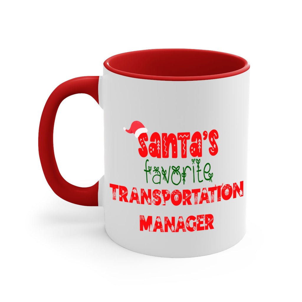 santas favorite transportation manager style 1129#- christmas-Mug / Coffee Cup