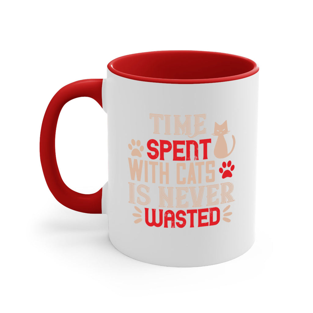 time spend with cat is never wasted Style 121#- cat-Mug / Coffee Cup