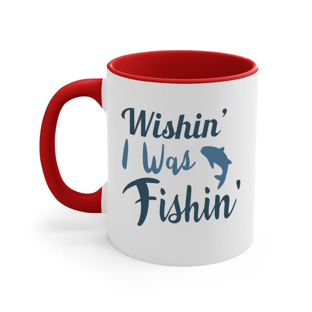 wishin i was fishin 13#- fishing-Mug / Coffee Cup