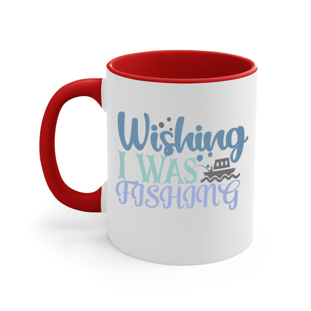 wishing i was fishing 190#- fishing-Mug / Coffee Cup