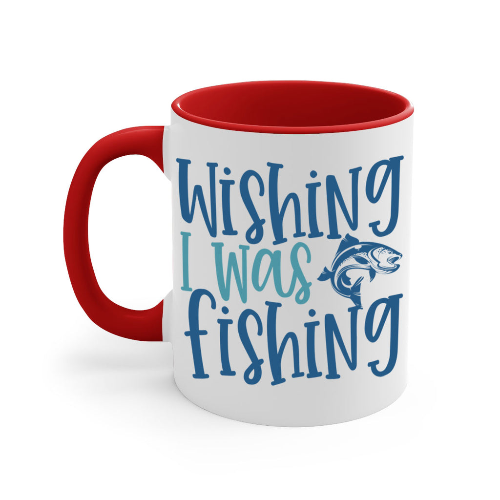 wishing i was fishing 191#- fishing-Mug / Coffee Cup
