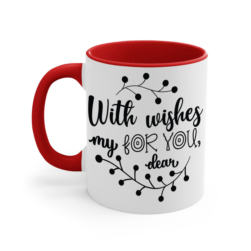 with wishes for you, my dear style 1245#- christmas-Mug / Coffee Cup