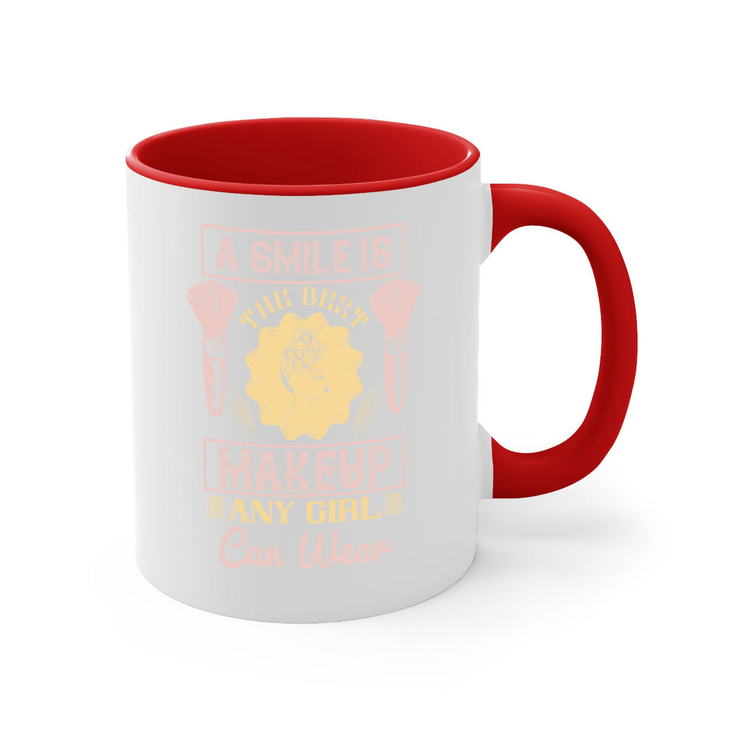 A smile is the best makeup any girl can wear Style 205#- makeup-Mug / Coffee Cup