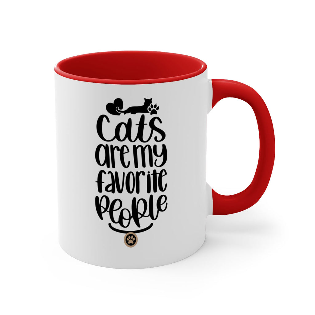 Cats Are My Favorite People Style 89#- cat-Mug / Coffee Cup