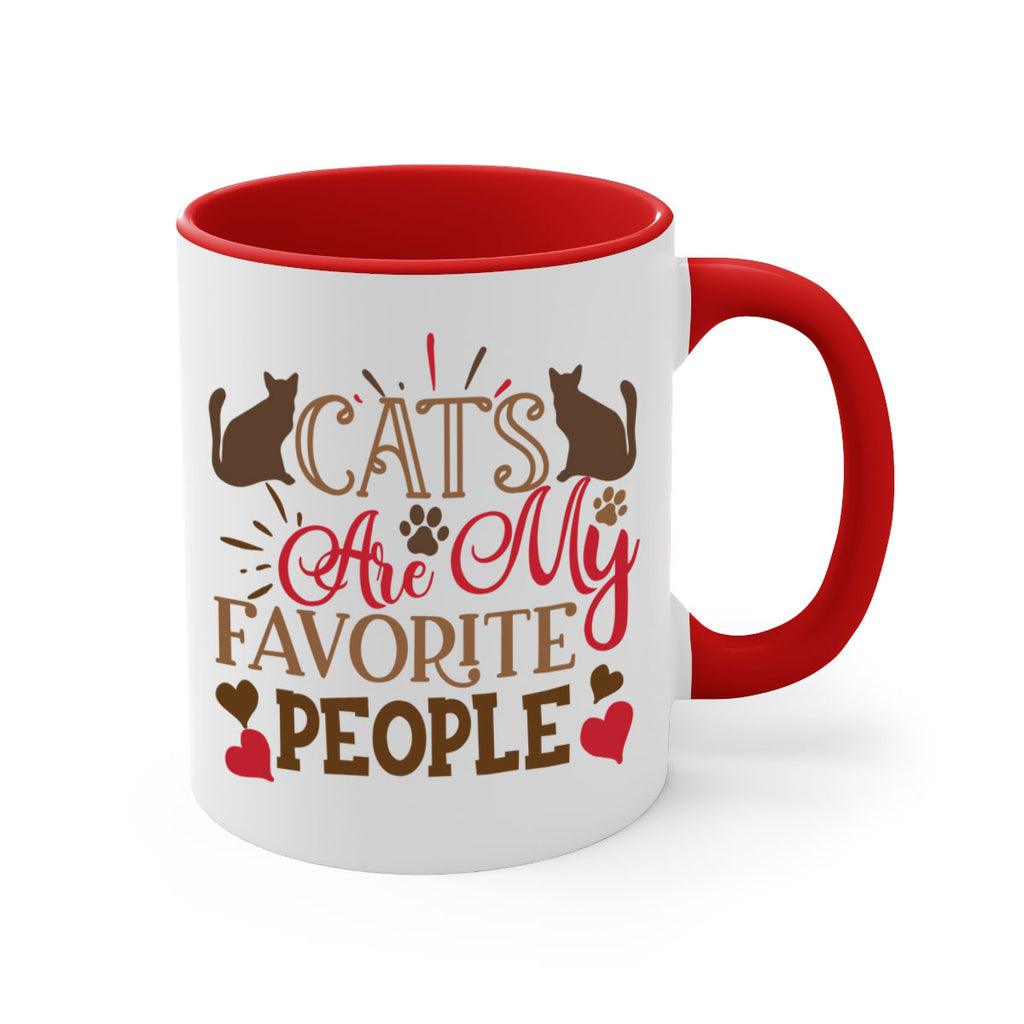 Cats Are My Favorite People Style 8#- cat-Mug / Coffee Cup