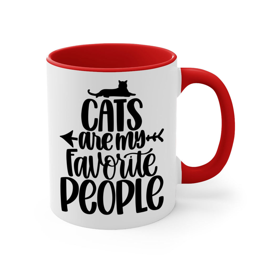 Cats Are My Favorite People Style 90#- cat-Mug / Coffee Cup
