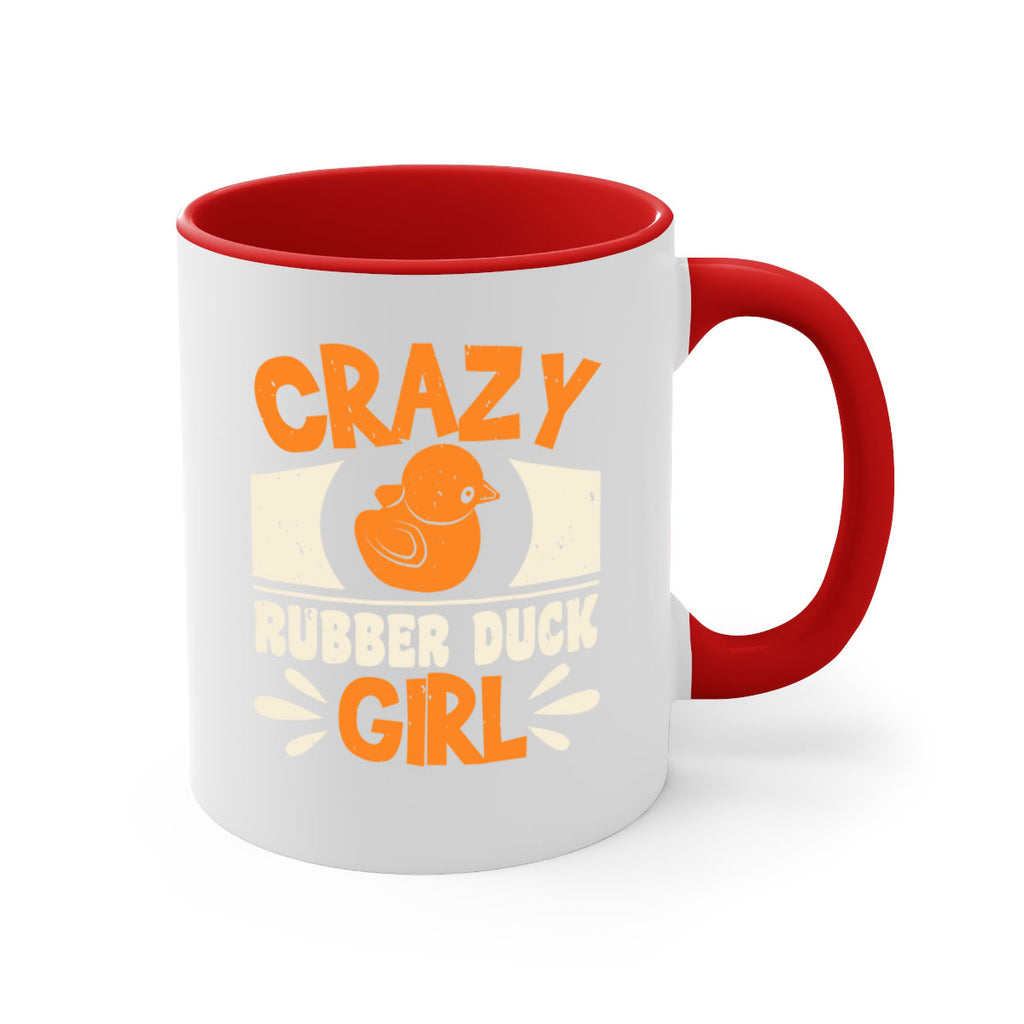 Crazy Rubber Duck Girl Style 4#- duck-Mug / Coffee Cup