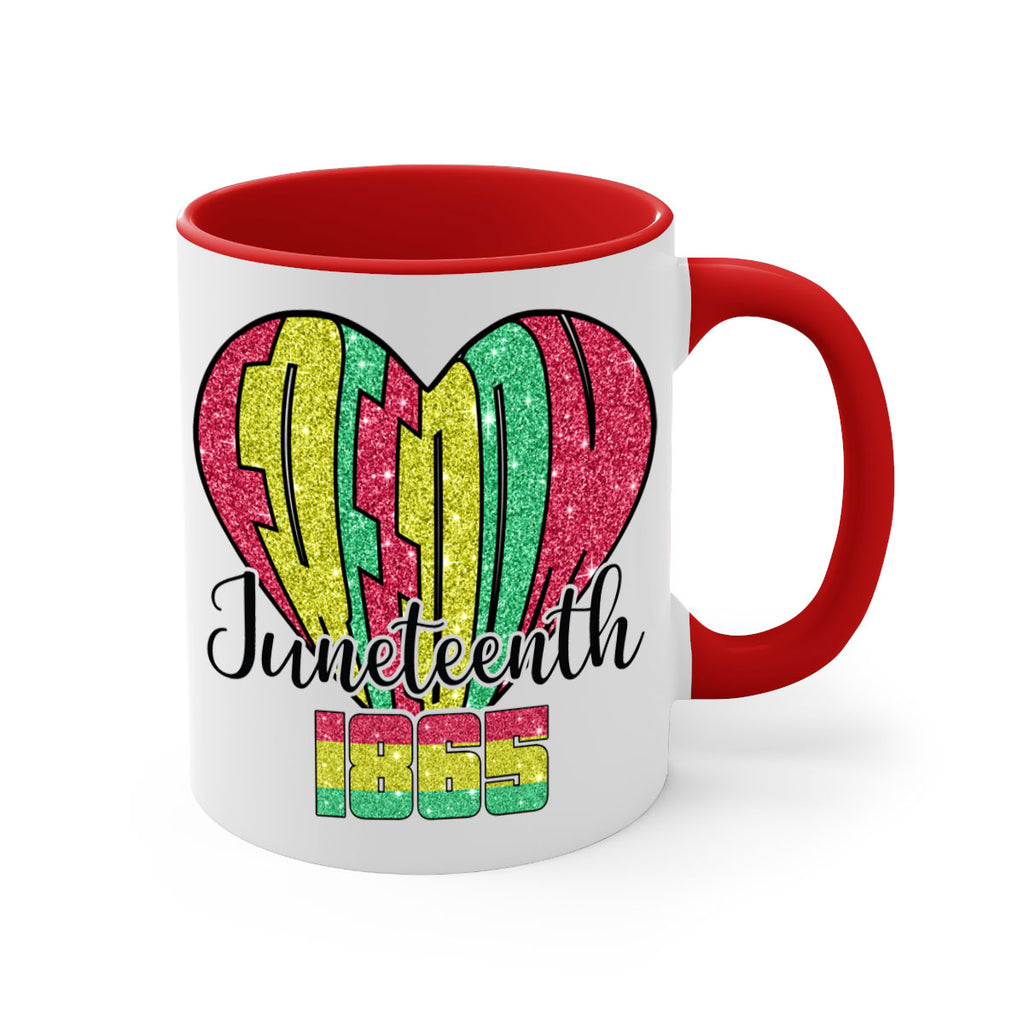 Juneteenth Since 1865 Heart 20#- juneteenth-Mug / Coffee Cup