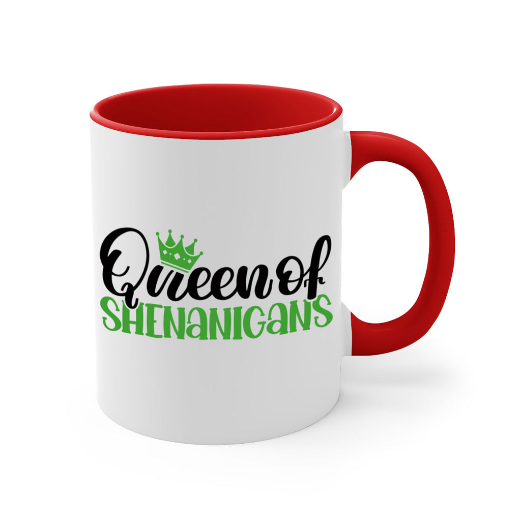Queen Of Shenanigans Style 36#- St Patricks Day-Mug / Coffee Cup