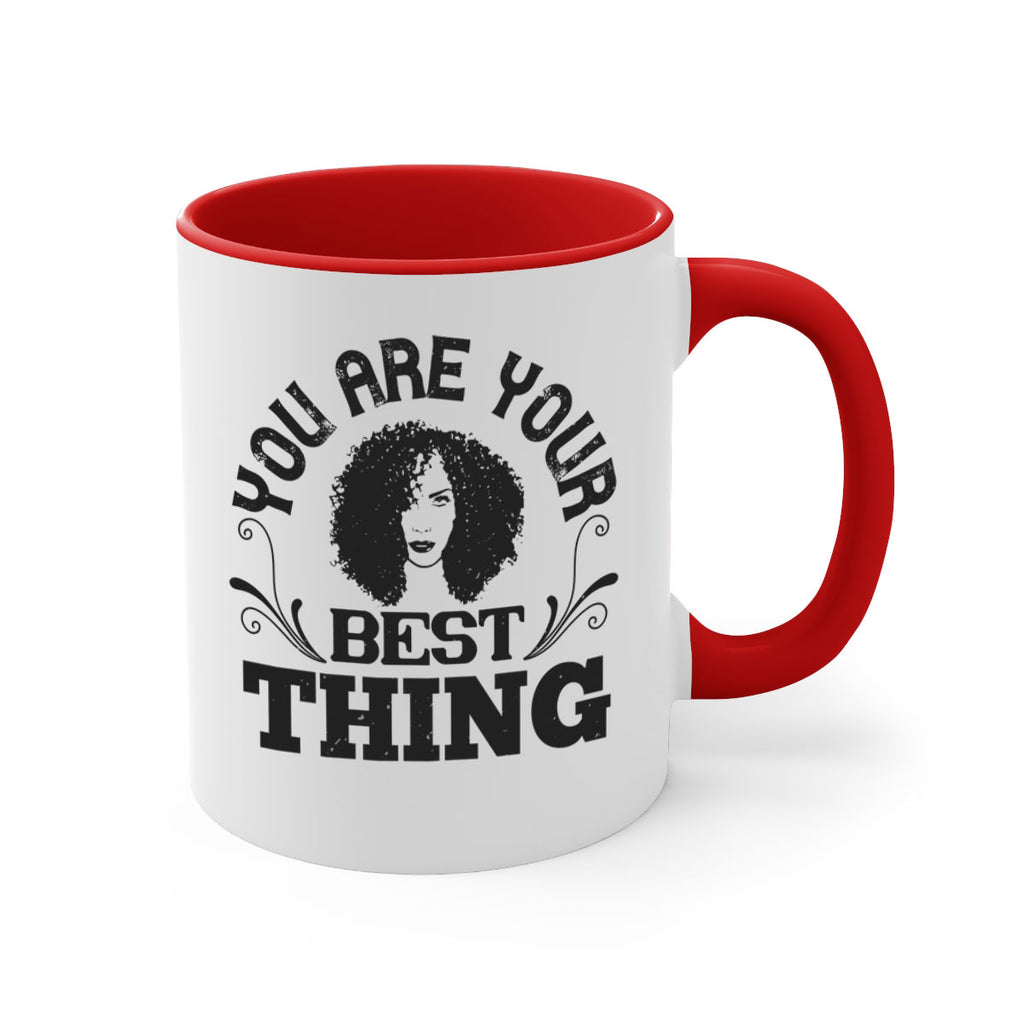 You are your best thing Style 9#- Afro - Black-Mug / Coffee Cup