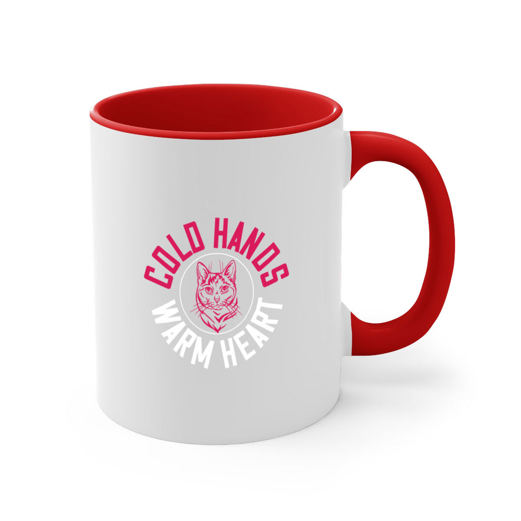 cold hands warm heart Style 42#- cat-Mug / Coffee Cup