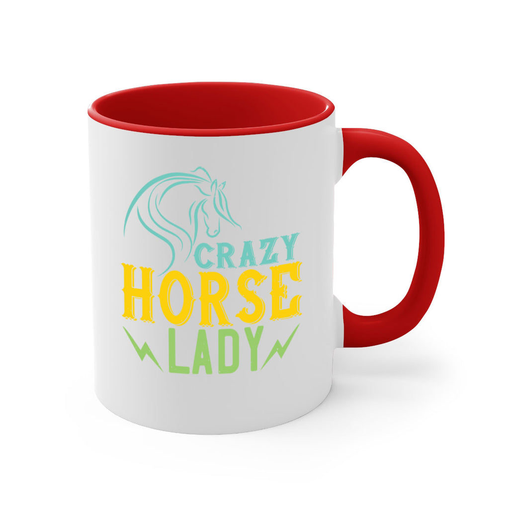 crazy horse lady Style 10#- horse-Mug / Coffee Cup