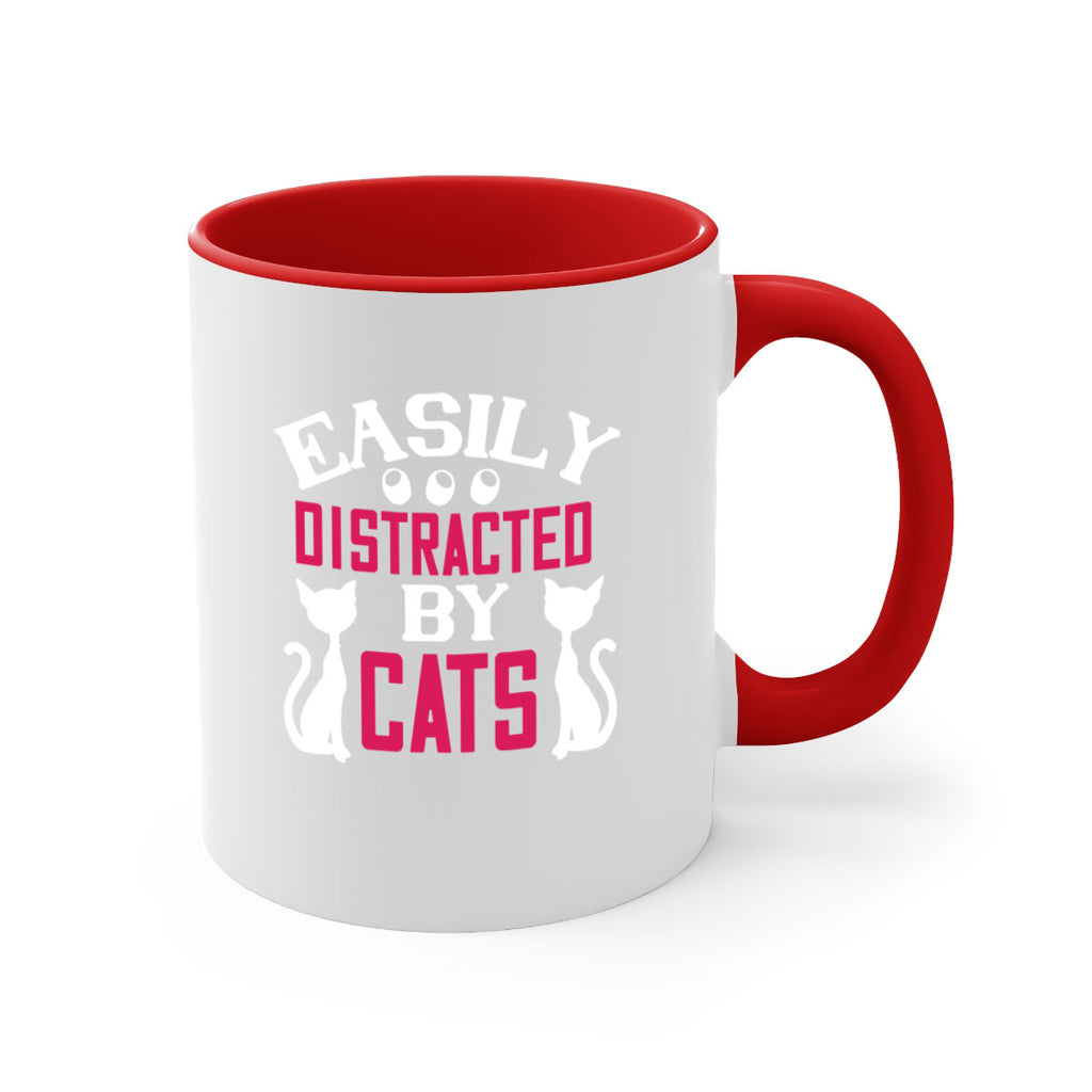 easily distracted by cats Style 46#- cat-Mug / Coffee Cup