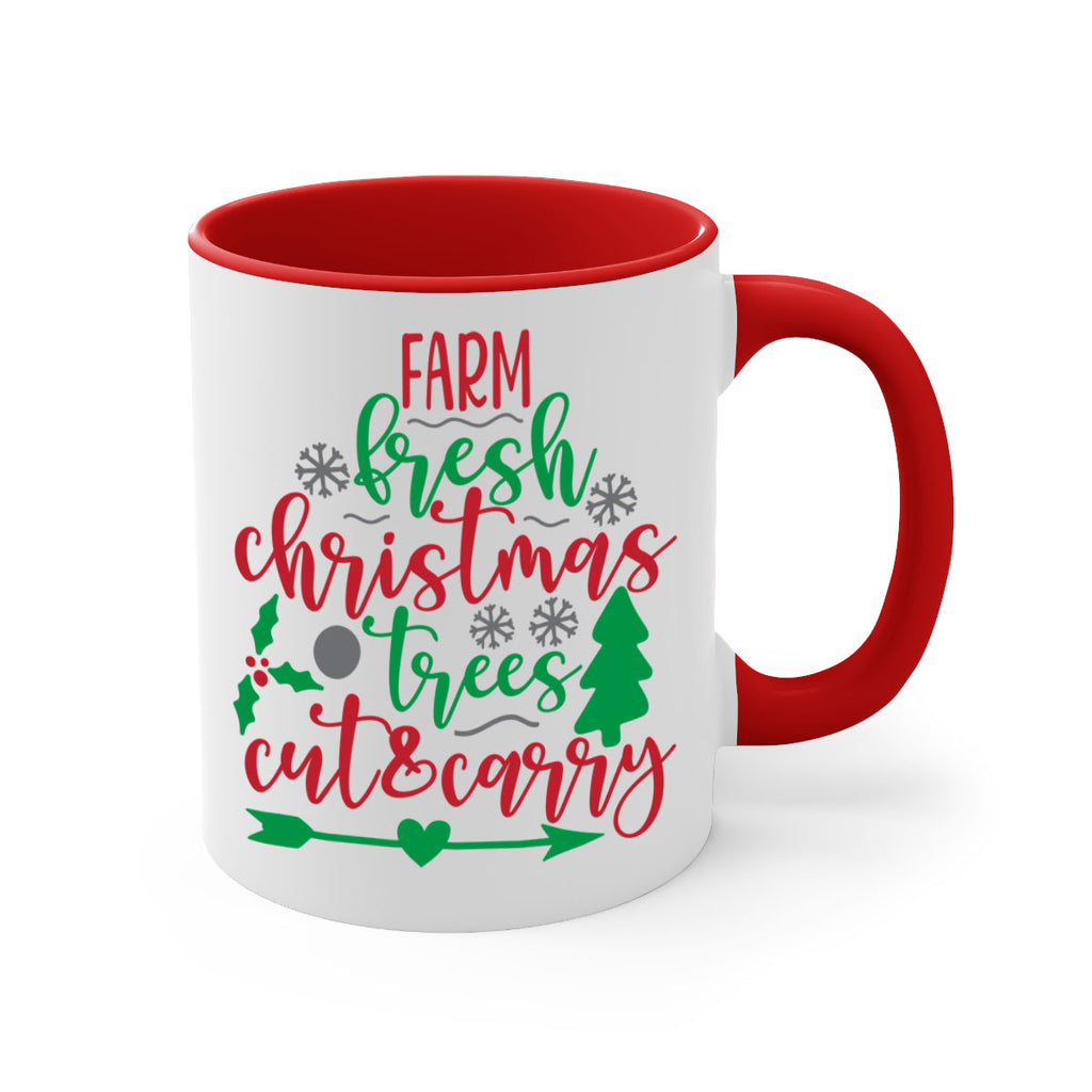 farm fress christmas trees style 208#- christmas-Mug / Coffee Cup