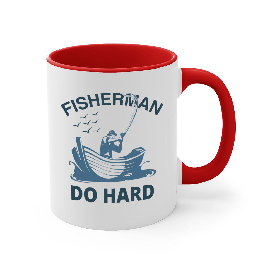 fisher man do hard 155#- fishing-Mug / Coffee Cup