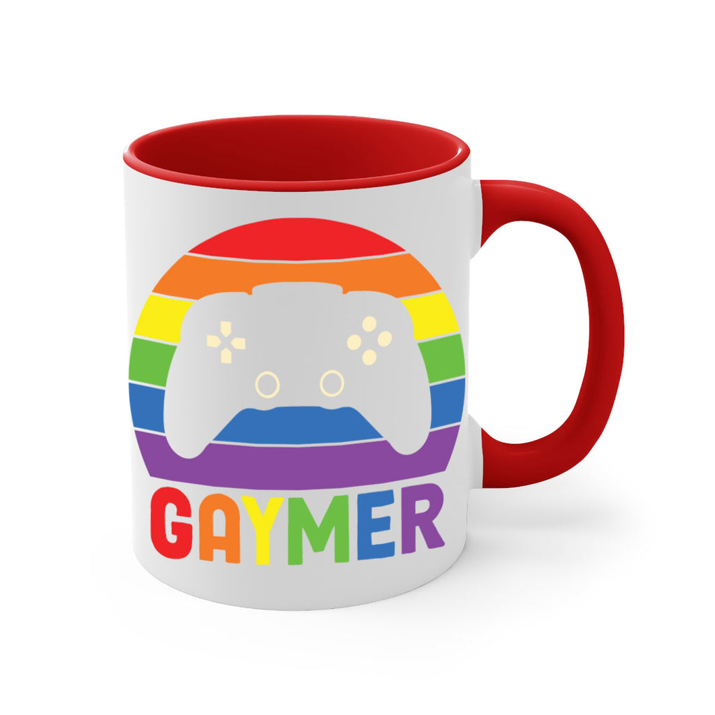 gaymer lgbt gamer rainbow flag lgbt 135#- lgbt-Mug / Coffee Cup
