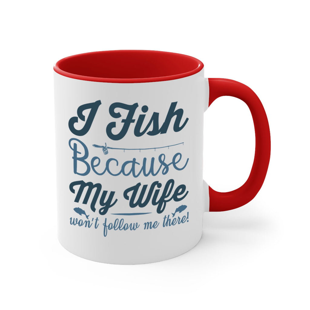 i fish because 112#- fishing-Mug / Coffee Cup