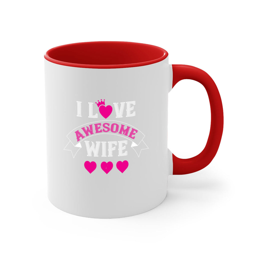i love awesome wife 57#- valentines day-Mug / Coffee Cup