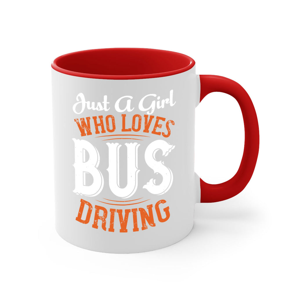 just a girl who loves bus driving Style 23#- bus driver-Mug / Coffee Cup