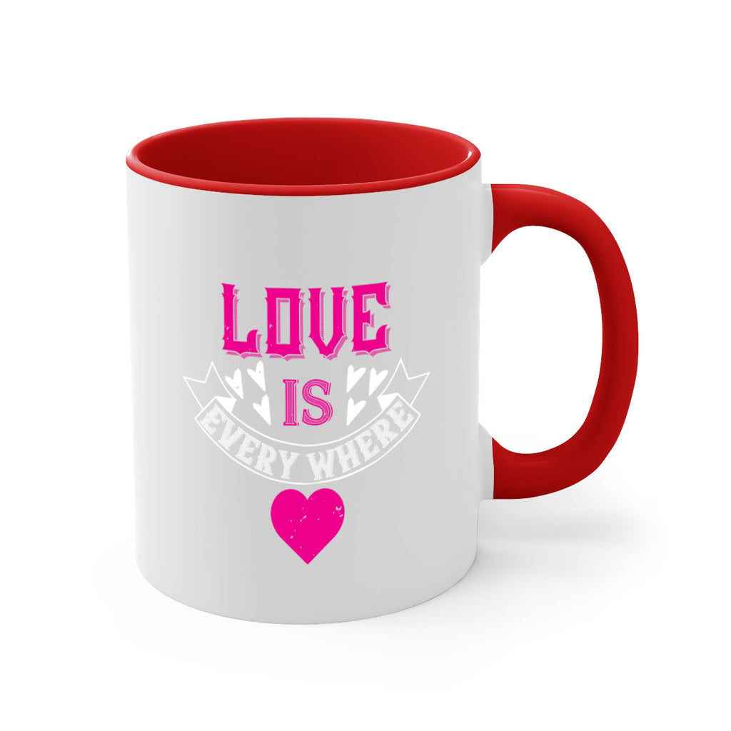 love is every where 44#- valentines day-Mug / Coffee Cup