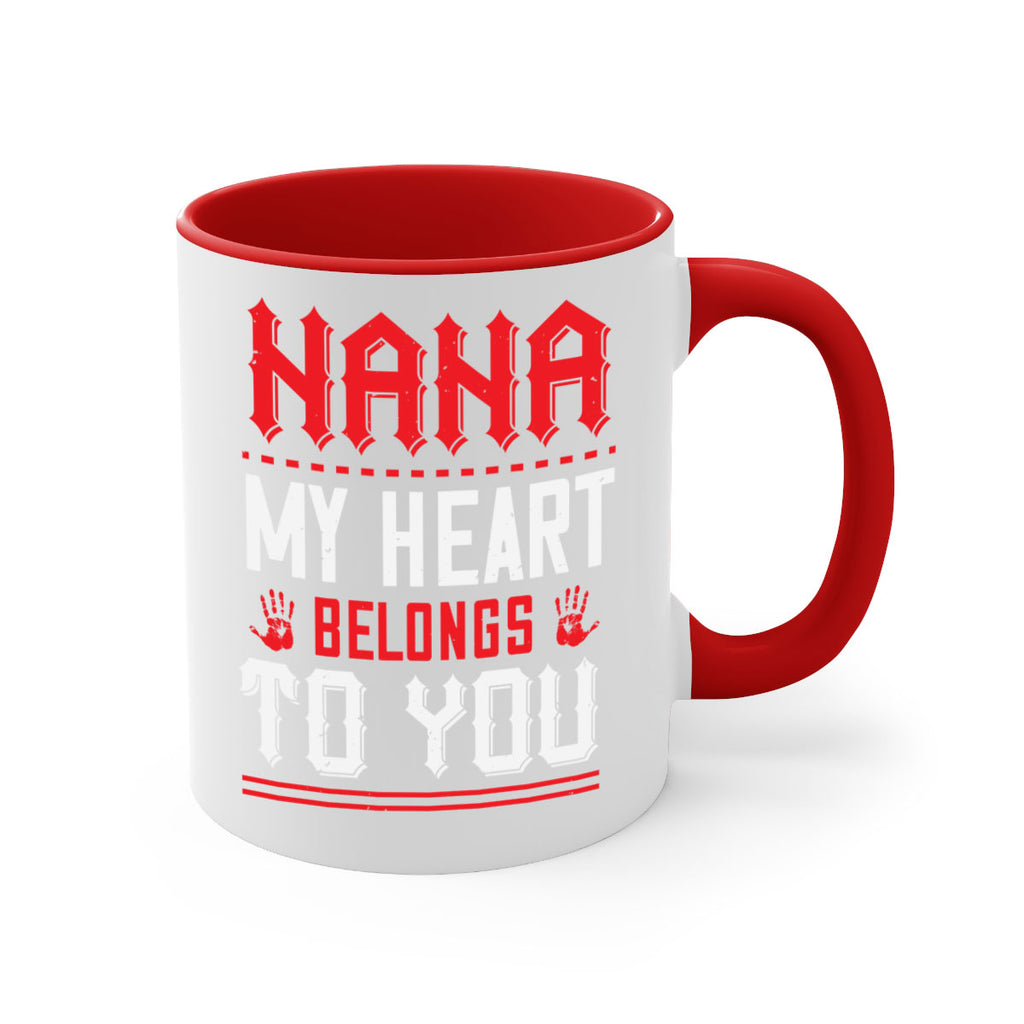nana MY HEART 7#- grandma-Mug / Coffee Cup