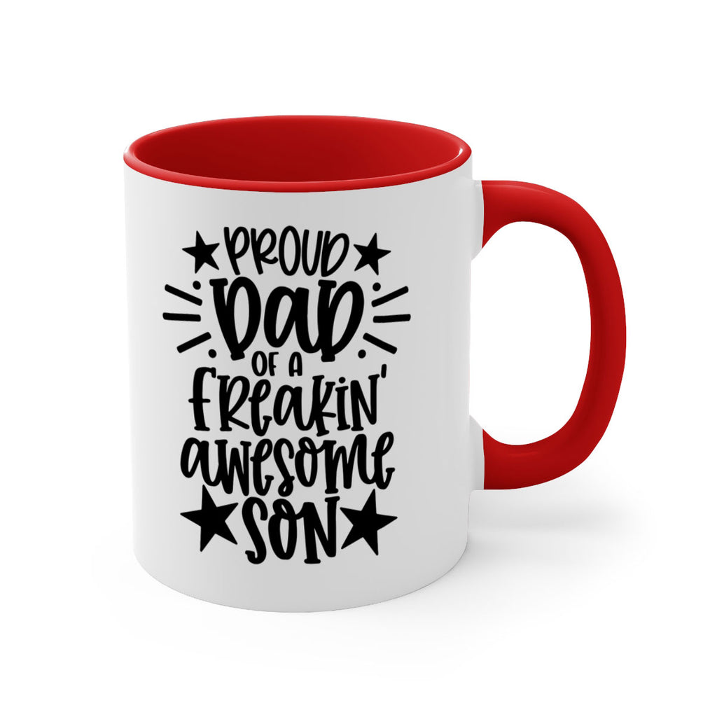 proud dad of a freakin awesome son 23#- fathers day-Mug / Coffee Cup