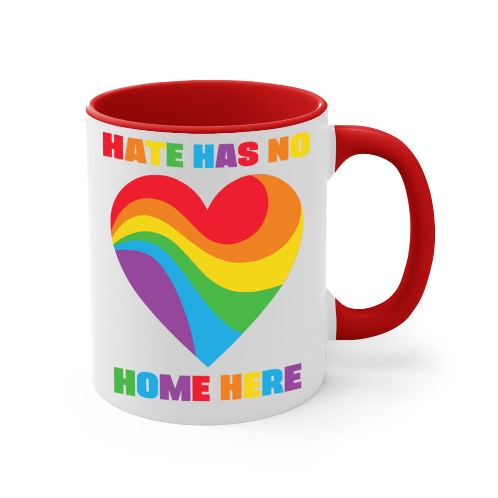 rainbow heart hate has no lgbt 30#- lgbt-Mug / Coffee Cup