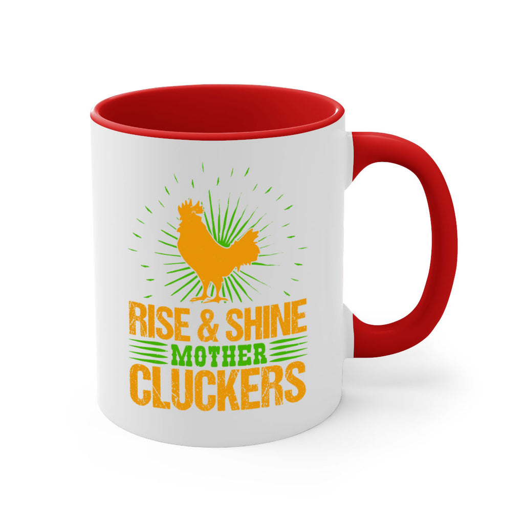 rise and shine mother cluckers 38#- Farm and garden-Mug / Coffee Cup