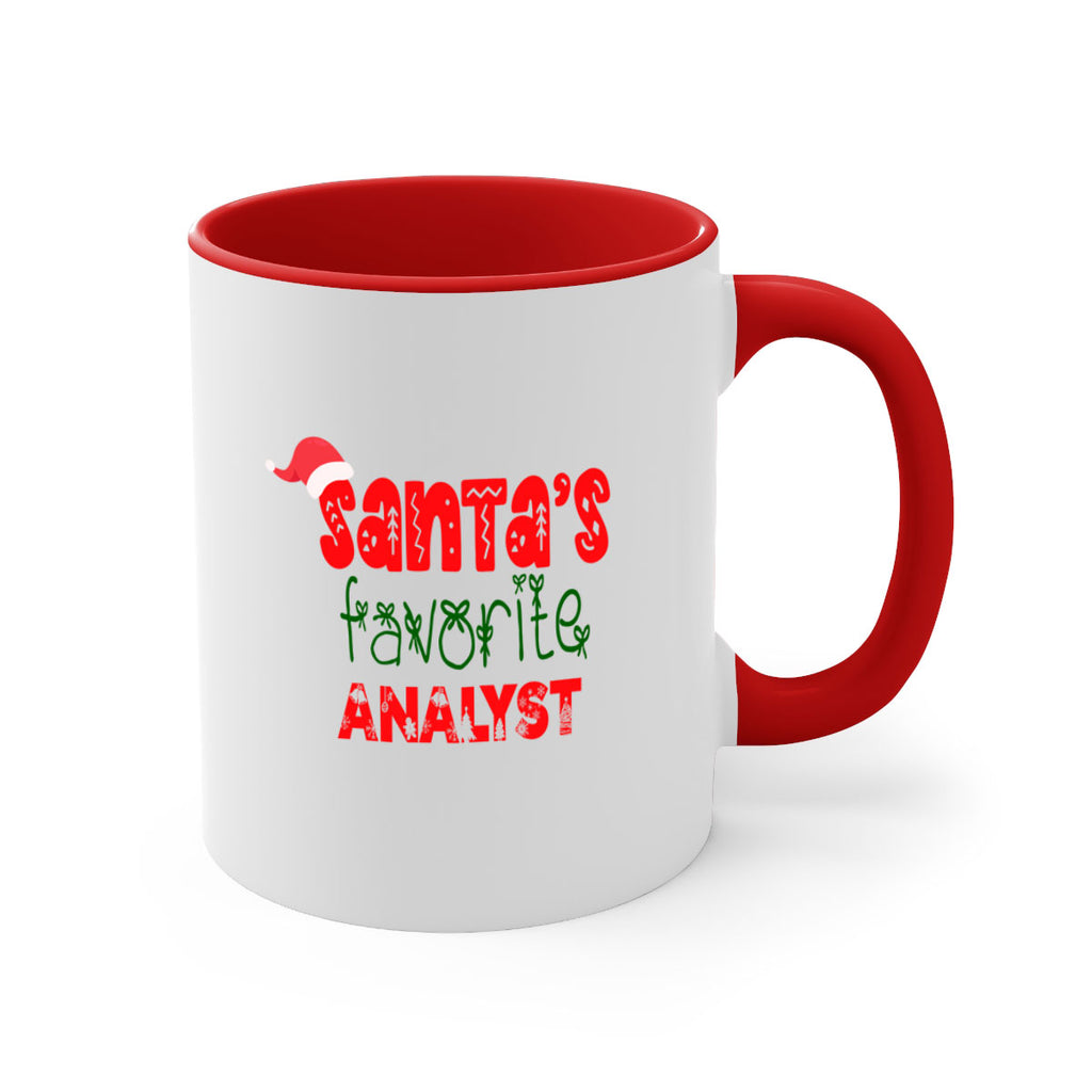 santas favorite analyst style 638#- christmas-Mug / Coffee Cup