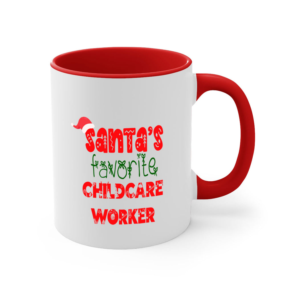 santas favorite childcare worker style 714#- christmas-Mug / Coffee Cup