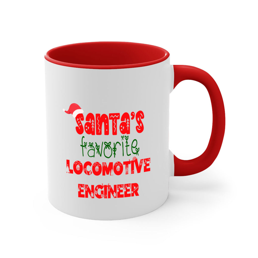 santas favorite locomotive engineer style 927#- christmas-Mug / Coffee Cup
