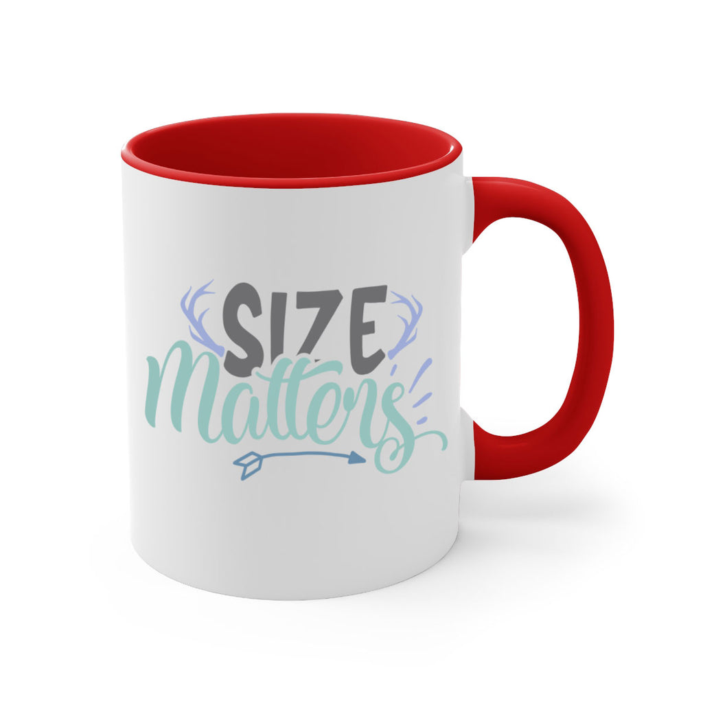 size matters 195#- fishing-Mug / Coffee Cup