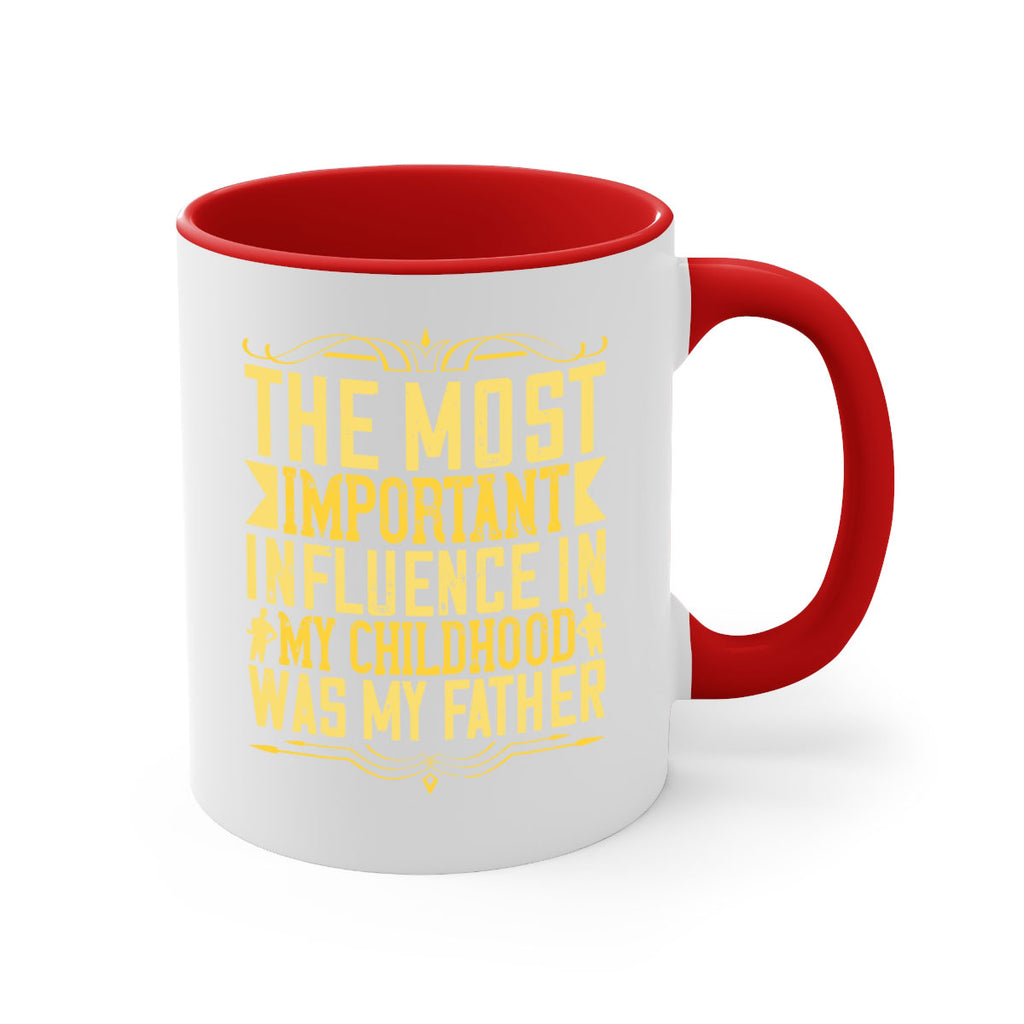 the most important influence in my childhood was my father 16#- parents day-Mug / Coffee Cup