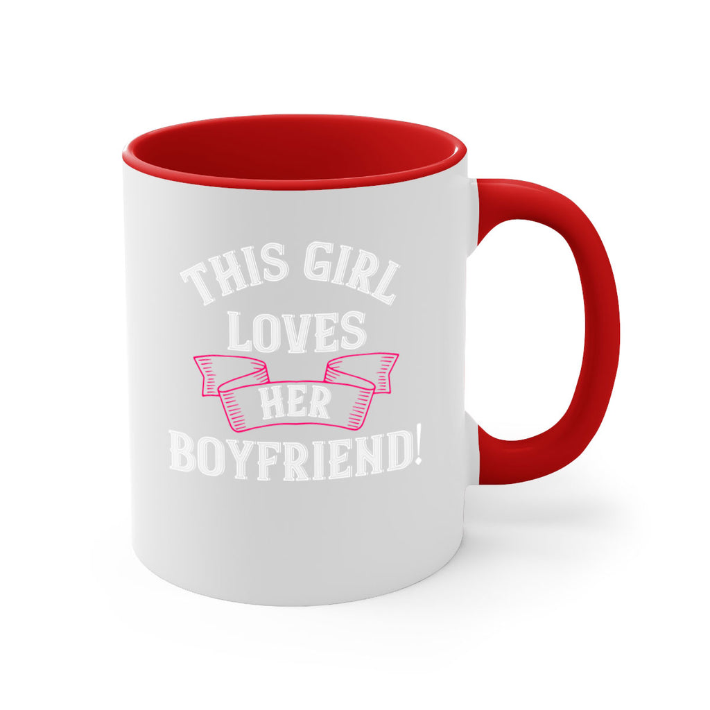 this girl loves her boyfriend 7#- valentines day-Mug / Coffee Cup
