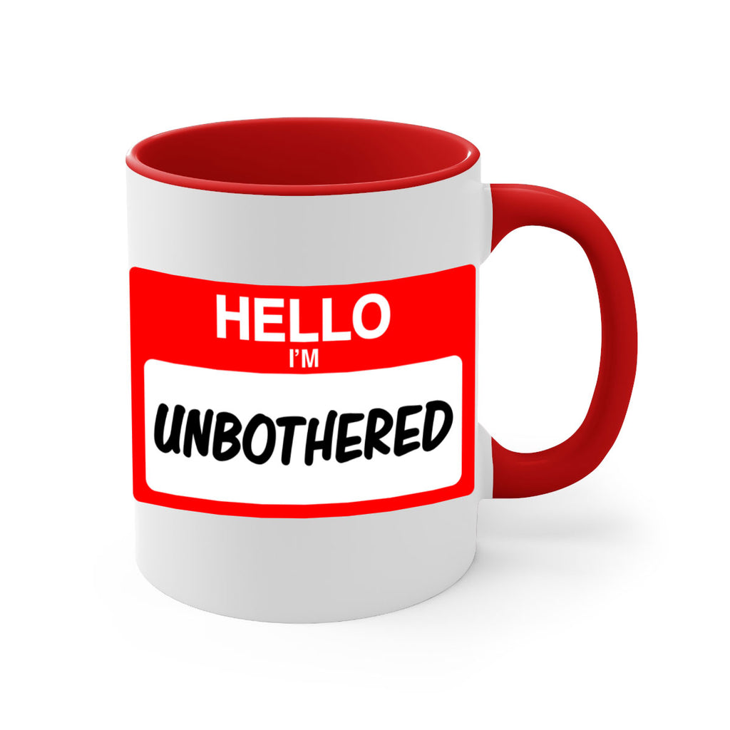 unbothered 14#- black words - phrases-Mug / Coffee Cup