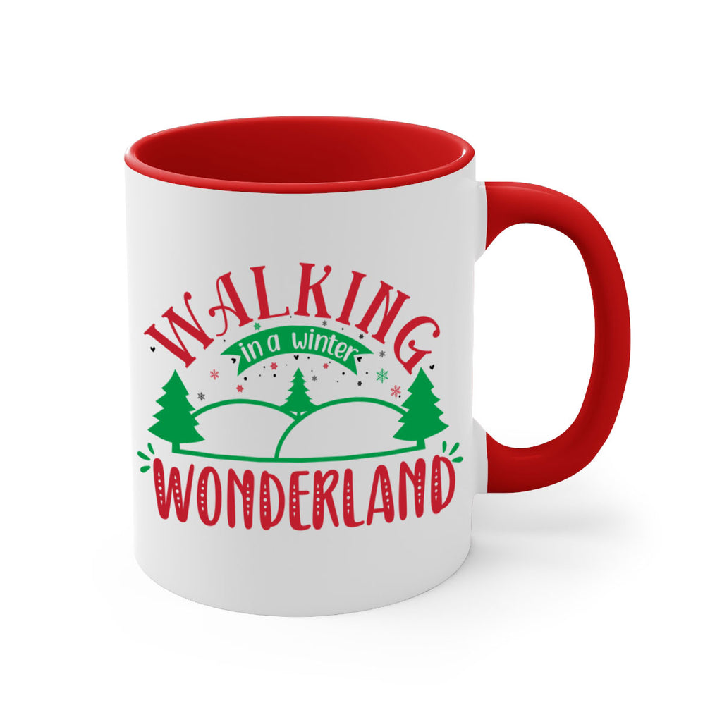 walking in a winter wonderland style 1225#- christmas-Mug / Coffee Cup