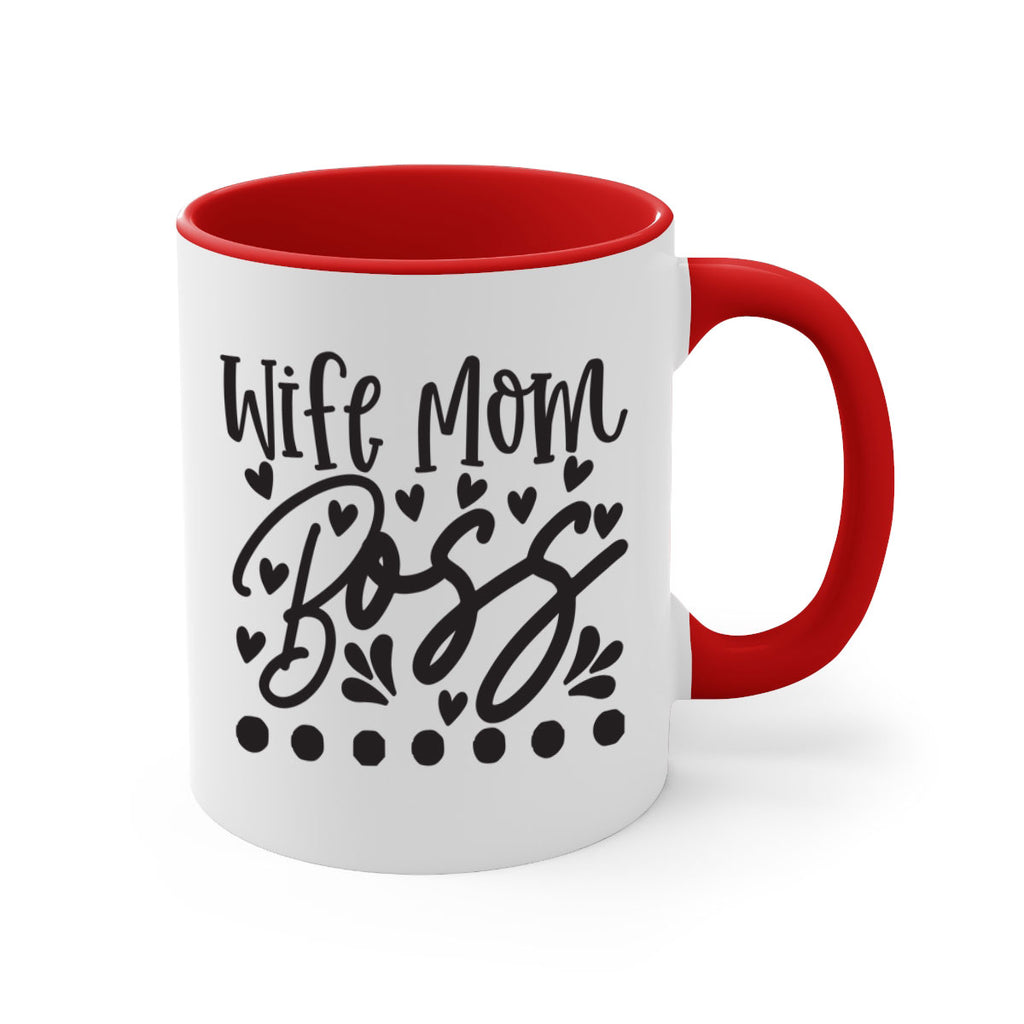 wife mom boss 358#- mom-Mug / Coffee Cup