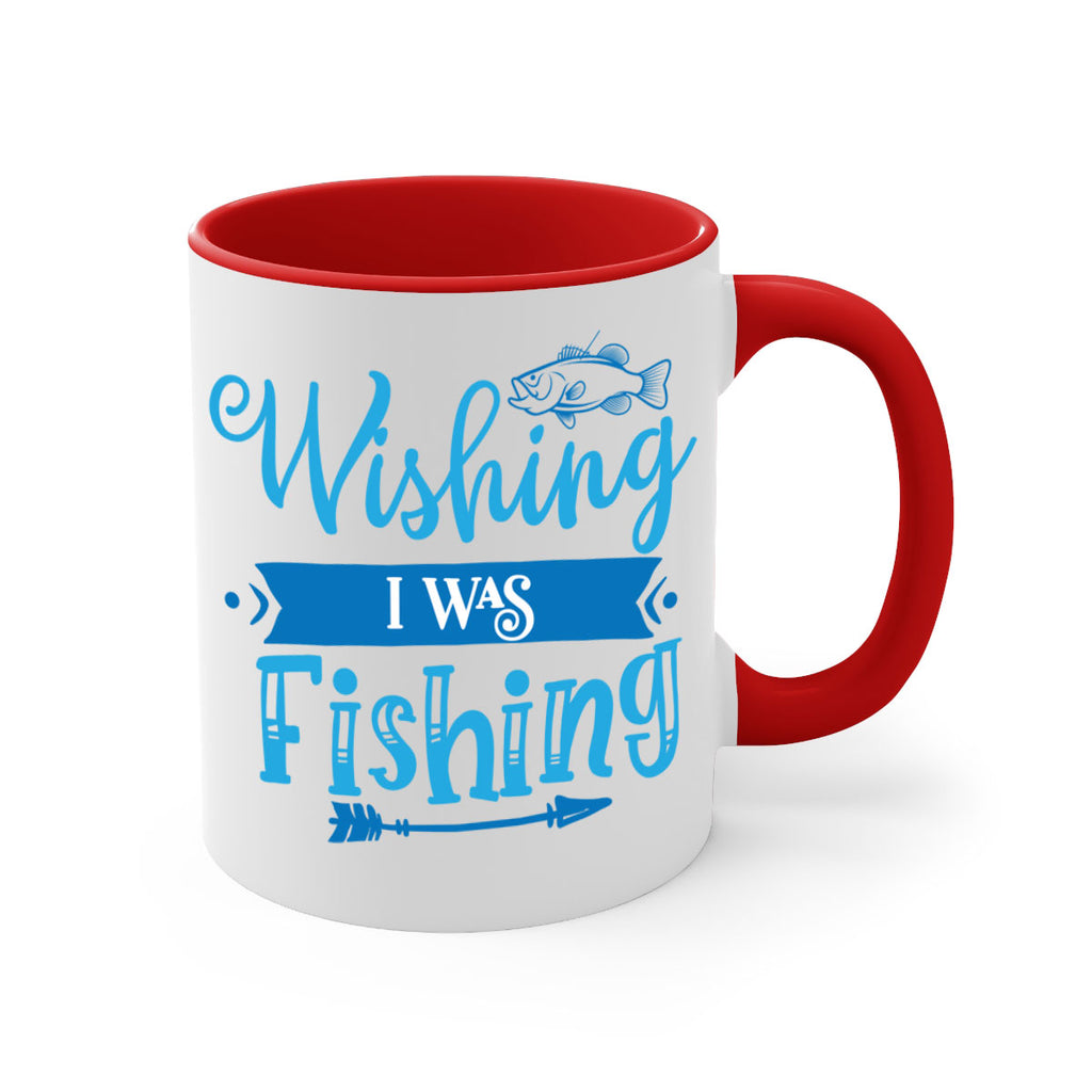 wishing i was fishing 189#- fishing-Mug / Coffee Cup