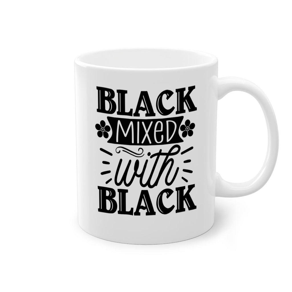 Black mixed with black Style 56#- Black women - Girls-Mug / Coffee Cup