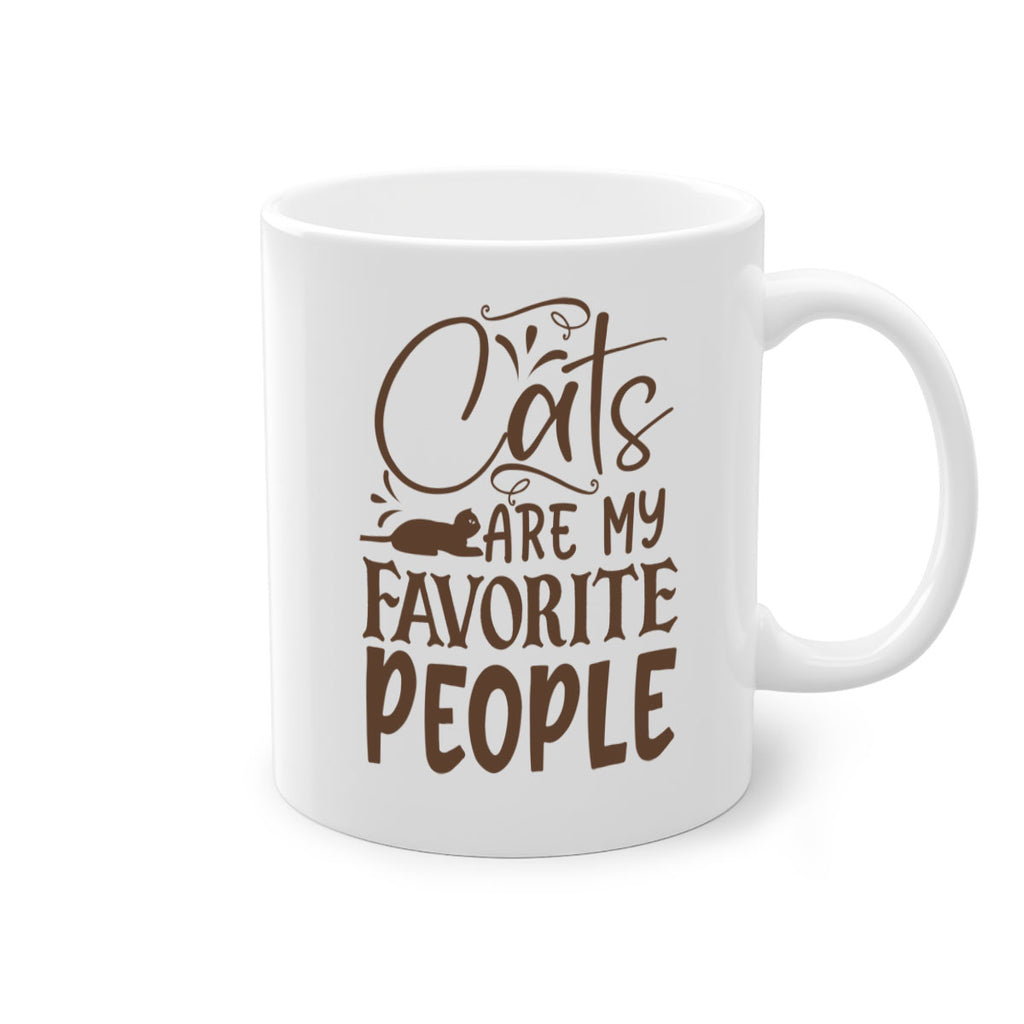 Cats Are My Favorite People Style 7#- cat-Mug / Coffee Cup